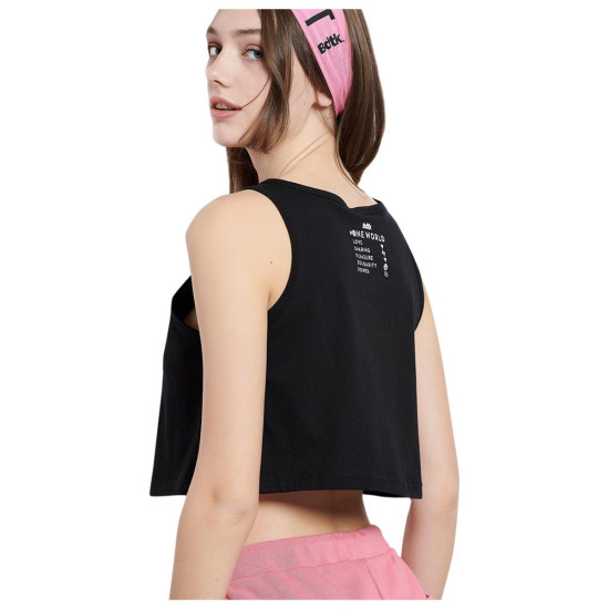 Bodytalk Γυναικεία αμάνικη μπλούζα Crop